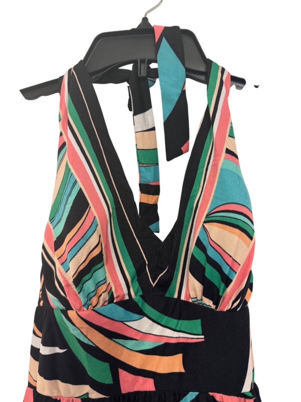 Olivia Matthews dress Womens S Multicolor Halter Maxi Size S - Picture 6 of 7